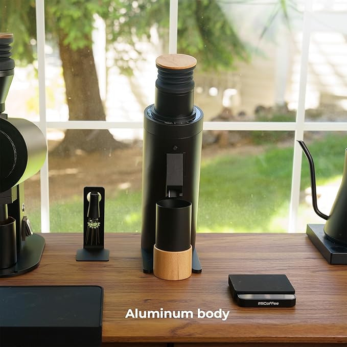 MiiCoffee DC63 Single Dose Coffee Grinder (Black)