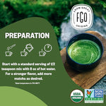 Load image into Gallery viewer, FGO Organic Matcha Green Tea Powder, Japanese Culinary Grade for Cooking, Baking, or Smoothies, 16oz Bulk Resealable Bag, Packaging May Vary (Pack of 1)