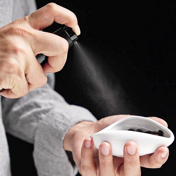 Single Dose Coffee Storage Tubes Coffee Bean Dosing Cup and Rdt Spray Bottle Set - Ceramic Dosing Tray and Spritzer