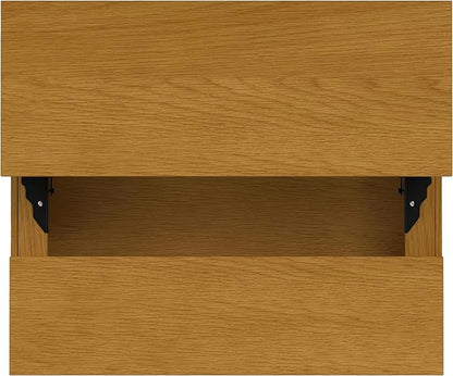 SIMPLIHOME Hunter Small Lift Top Coffee Table - 36 inch Wide Solid Oak Veneer and Metal Industrial Cocktail Table in Oak, Living Room Table with Hidden Storage, 2 Cubbies, and Hairpin Legs