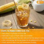 Load image into Gallery viewer, FreshDrinkUS, Dried Corn Silk 20oz | Premium Whole Corn Silk for Tea &amp; Herbal Infusions | Naturally Air-Dried, Non-GMO, Caffeine-Free | Perfect for Daily Herbal Tea, DIY Blends &amp; Natural Brewing