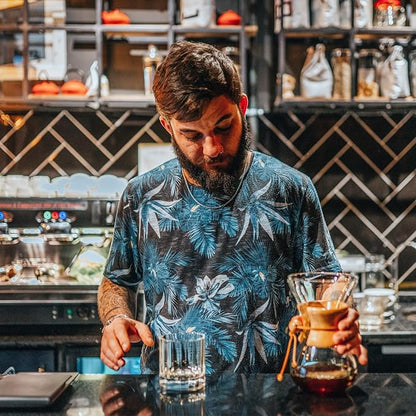 Pour Over Coffee Maker 20 oz Drip Coffee Pot Set Glass Carafe with Filter Subjectthree Manual Brewer for Camping (6 cup/20 oz)