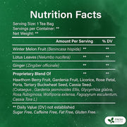 FreshDrinkUS, Oil-Reducing Herbal Tea – 10 Tea Bags | Blend of Winter Melon, Lotus Leaf, Ginger, Hawthorn, Gardenia Fruit, Rose, Cassia Seed & More | Naturally Caffeine-Free | Delicious Hot or Iced