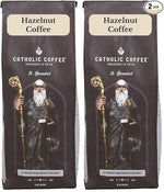 Load image into Gallery viewer, Catholic Coffee St. Benedict | Chocolate Hazelnut Flavored Medium Roast Ground Coffee | 12oz Bag – Catholic Gift Inspired by Monastic Tradition (Pack of 2)