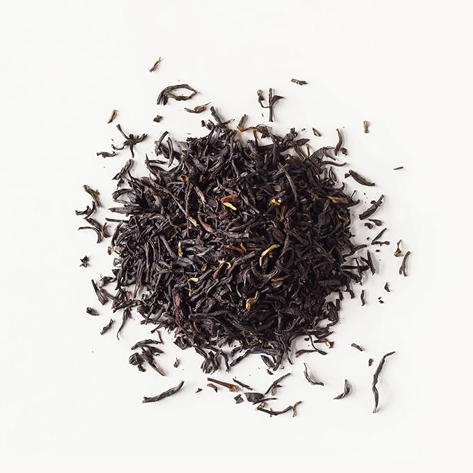 Rishi Tea Earl Grey Tea - Organic Loose Leaf Pure Black Tea with Bergamot Oil, Energizing & Caffeinated - 4 Ounces, 12+ Servings