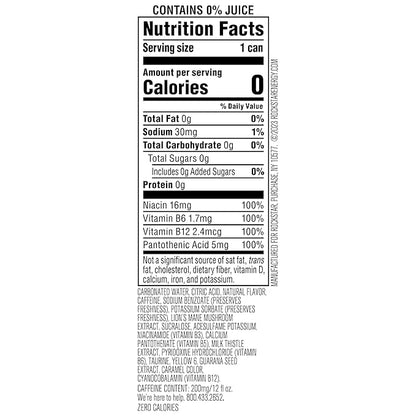 Rockstar Focus, Orange Pineapple, 12 Fl Oz Cans (Pack of 12)