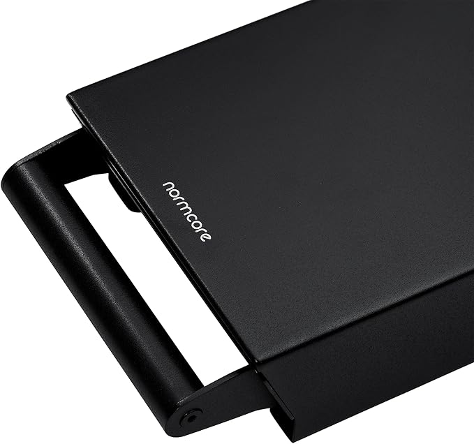 Normcore Espresso Knocker Drawer, Under Grinder Knock-out Drawer, Coffee Knock Box Drawer with Shock Absorbing Removable Knock Bar and Non-Slip Base, 304 Stainless Steel, Size: S