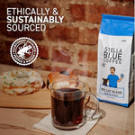 Load image into Gallery viewer, Stella Blue Ground Coffee, Big Cat Blend, Medium Roast, Fresh Coffee Ground 100% Arabica, Smooth Balanced Roast with Distinct Flavor Notes, Ethically Sourced Coffee Beans, 12 oz Bag
