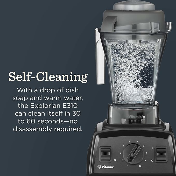 Vitamix E310 Explorian Blender, Professional-Grade, 48 oz. Container, Slate