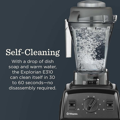 Vitamix E310 Explorian Blender, Professional-Grade, 48 oz. Container, Slate