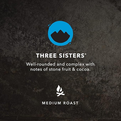 Kicking Horse Coffee, Three Sisters, Medium Roast, Whole Bean, 2.2 Pound - Certified Organic, Fairtrade, Kosher Coffee