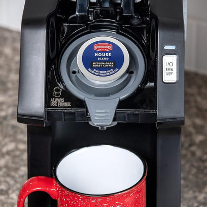 Community Coffee House Blend 72 Count Coffee Pods, Medium Dark Roast, Compatible with Keurig 2.0 K-Cup Brewers, 12 Count (Pack of 6)