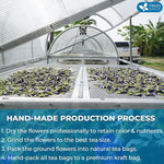 Load image into Gallery viewer, FreshDrinkUS, Premium 55 Tea Bags Blue Butterfly Pea Flowers, 100% Natural and Pure from Butterfly Pea Flowers, Made With Natural Material Tea Bag, No Sugar, No Caffeine, No Gluten, Vegan