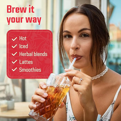 Cederberg Tea Company Red Rooibos Tea Bags USDA Certified South African Organic Herbal Tea, Naturally Caffeine Free Tea, Non-GMO, Premium Leaf, Rich in Antioxidants, 30 Count