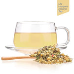 Load image into Gallery viewer, Tealyra - Tranquil Dream - Chamomile Honeybush Lavender - Calming - Relaxing - Herbal Loose Leaf Tea - Caffeine-Free - All Natural - 110g (4-ounce)