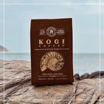 Load image into Gallery viewer, The Younger Brothers Trading Co. Kogi Coffee | Indigenous Wild Grown Whole Bean | Ethically Sourced Single Origin Colombian Coffee | Kogi Espresso Roast (1kg / 35.2oz bag)