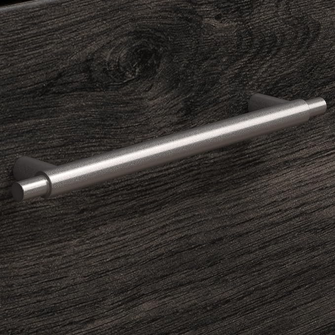 Bush Furniture Key West Coffee Table with Storage in Dark Gray Hickory