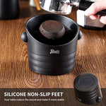 Load image into Gallery viewer, Bincoo Mini Coffee Knock Box 4.5 Inch - Espresso Accessories for Coffee Grounds Container - Multifunctional, Suitable for Home &amp; Bar(Black)
