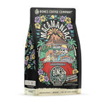 Load image into Gallery viewer, Bones Coffee Company Macamaniac, Macadamia and Coconut Flavored Coffee, Medium Roast Low Acid Arabica Beans Compatible with Auto drip and French Press Coffee Maker, 12 Oz Ground