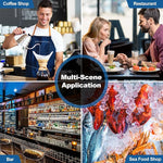 Load image into Gallery viewer, Commercial Ice Maker Machine 100Lbs/24H with 2 Water Inlet Modes, 36Pcs Ice Cubes in 8-15 Mins, Stainless Steel Under Counter/Freestanding Ice Machine with 24Lbs Storage Bin for Home/Shop/Office/Bar