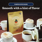 Load image into Gallery viewer, Chamberlain Coffee Pumpkin Spice Blend – Medium Roast Ground Coffee, Smooth and Well-Balanced with Warm Notes of Cinnamon, Nutmeg, and Clove, Freshly Roasted in California - 10 oz