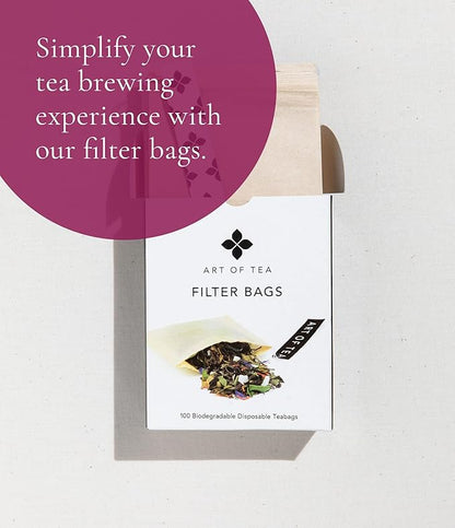 Art of Tea | Organic Green Pomegranate Green Tea 2.5oz | Artisan Loose Leaf Tea Tin