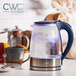 Load image into Gallery viewer, COOK WITH COLOR Electric Kettle - Rapid Boil, Sleek Design, and Safety Features - Great for Quick and Easy, Blue, 1.8 Liters