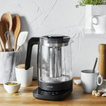 Load image into Gallery viewer, ZWILLING Enfinigy Glass Kettle 1.7L, Tea Kettle, 6 Preset Temps for the Perfect Cup, Tea Timer, Black