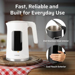 Load image into Gallery viewer, Epsilon LCD Electric Kettle 1100W - 1.7L Hot Water Tea Kettle with Digital Display, Temperature Control, Fast Boil, BPA-Free Electric Teapot with Auto Shut-Off &amp; Boil Dry Protection