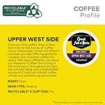 Load image into Gallery viewer, Chock Full o'Nuts Upper West Side Coffee, Dark Roast, Compatible with K-Cup Pods, 12 CT (Pack of 6)