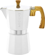 Load image into Gallery viewer, GROSCHE Milano Moka Stovetop Espresso Coffee Maker (9 Cup / 450 ml, White)