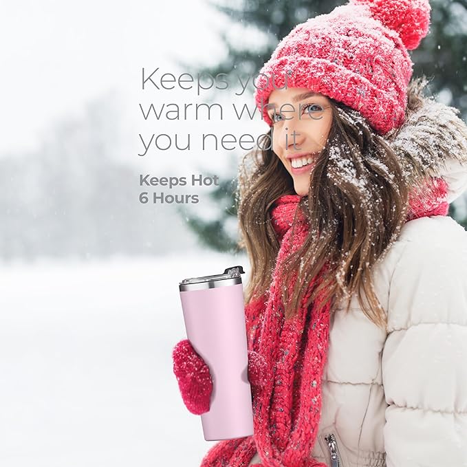 SIPX™ Triple-Insulated Tumblers - 16oz. Premium Modern Tumbler With Lid, insulated Cup Keeps Hot For 6 Hours, Stainless Steel Tumbler Made Of Sustainable Material, Coffee Travel Mug For Home & Office