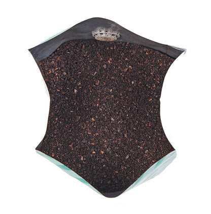 Cold Brew Coarse Ground Coffee, High Caffeine Blend, Dark Roast, 2 LB, Extra Strong, Cold Brewing & French Press