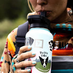 Load image into Gallery viewer, IRON °FLASK Camping &amp; Hiking Hydration Flask with Straw, Wide Mouth Insulated Stainless Steel Sports Water Bottle - 22 oz Aurora