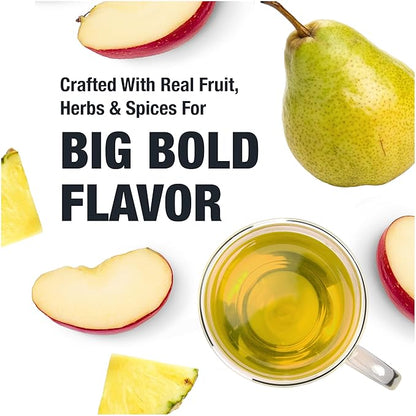 Tiesta Tea - Pear Reverie Tea, Loose Leaf, White Pear Herbal Tea, Premium Low Caffeine Tea Blend, Make Hot or Iced & Up to 200 Cups, 16 oz Resealable Bulk Pouch