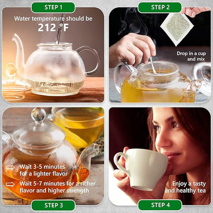 TeaDreamTea Lemongrass 300 Tea Bags - Supports Healthy Digestion - Premium Quality Herbal Tea - Caffeine Free Tea - Enjoy It Hot Or Cold Bulk Tea Bags