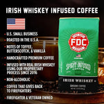 Load image into Gallery viewer, Fire Department Coffee - Gives Back to Firefighters - Irish Whiskey Infused Coffee Beans - Medium Roast - Non-Alcoholic - Roasted in the USA - Veteran Owned (12 oz, Pack of 2)