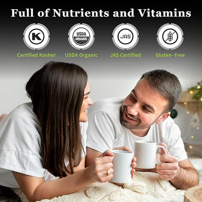 DoMatcha - Organic Ceremonial Green Tea Matcha Powder, Natural Source of Antioxidants, Caffeine, and L-Theanine, Promotes Focus and Relaxation, Kosher, 75 Servings (2.82 oz)