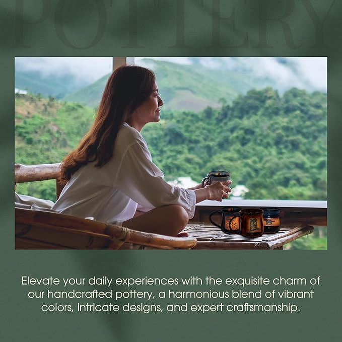 ALWAYS AZUL POTTERY Mug with Bear Design in Seamist - Handmade Ceramic Coffee Mug - Stylish and Unique Handcrafted Artistic Drinkware - Polished Clay Cups, Great for Coffee, Tea, and Art Lovers