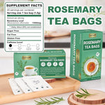 Load image into Gallery viewer, LeafLea 40 Premium Rosemary Tea Bags from 100% Natural Rosemary Leaves, Herbal Tea for Gentle Digestive Comfort, Te De Romero Earthy Taste &amp; Light Aroma, Caffeine-Free, Sugar-Free, Non-GMO