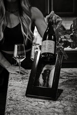 Load image into Gallery viewer, Vino Contatto Thermic Wine Cooler, Temperature Control Stand for Red, White, Sparkling Wines and Beverages, Black