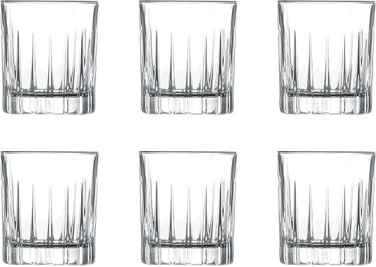 Barski Shot Glass - Set of 6 - Glasses - Crystal Glass - Beautifully Designed - Use it for - Shot - Vodka - Liquor - Cordial - Each Glass is 2.6 oz Made in Europe