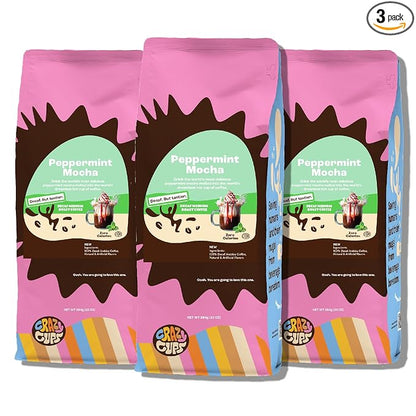 Crazy Cups DECAF Pepperment Mocha 3 X 10 Oz