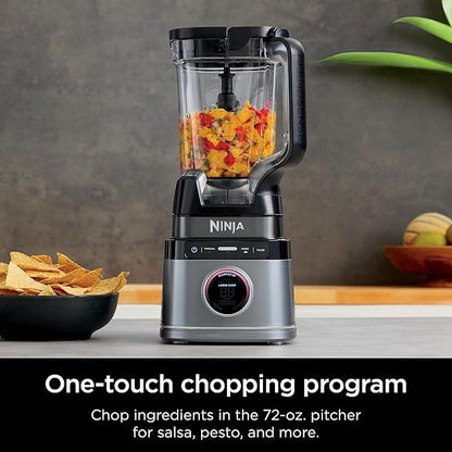 Ninja TB201 Detect Power Blender Pro, BlendSense Technology, For Smoothies, Shakes & More, 1800 Peak Watts, 72 oz. Pitcher, Blender, Black