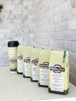 Load image into Gallery viewer, Verena Street 10 Ounce Flavored Ground Coffee, Crop Circles Vanilla Hazelnut, Medium Roast, Rainforest Alliance Certified Arabica Coffee