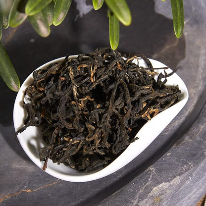 ChaWuWarmSun [A] FengQing DianHong Black Tea,3.5oz/100g,YunNan Black Tea,Big Leaf Arbor Tea.