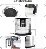 Load image into Gallery viewer, Portafilter Holder Crafted from Solid 304 Stainless Steel | Espresso Tamping Station with Stable and Efficient Puck Preparation | Non-Slip Base | Ideal for 54mm Espresso Machines Portafilter