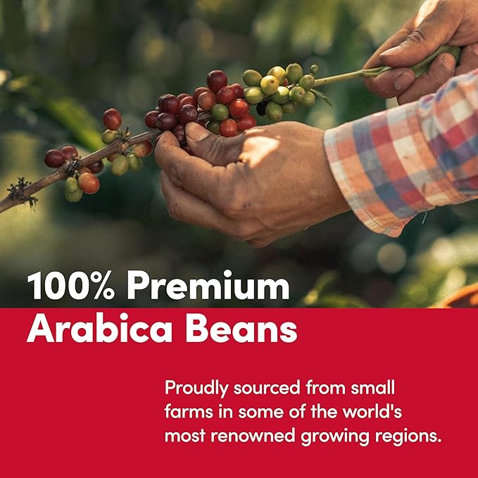 Tim Hortons Whole Bean Original, Medium Roast Coffee, Made with 100% Arabica Beans, 12 Ounce Bag