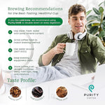 Load image into Gallery viewer, Purity Coffee EASE Dark Roast Low Acid Organic Coffee - USDA Certified Organic Specialty Grade Arabica Whole Bean Coffee - Third Party Tested for Mold, Mycotoxins and Pesticides - 5 lb Bag