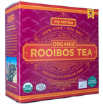 Load image into Gallery viewer, My Red Tea | USDA Organic Rooibos Tea | 80 Tagless Teabags | Single-Origin, Farmer-Friendly, Caffeine-Free | Sustainably Farmed in South Africa | Pure &amp; Natural
